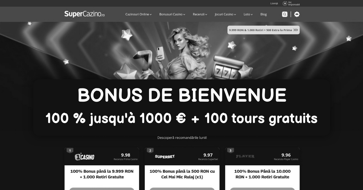 SuperCasino welcome bonus