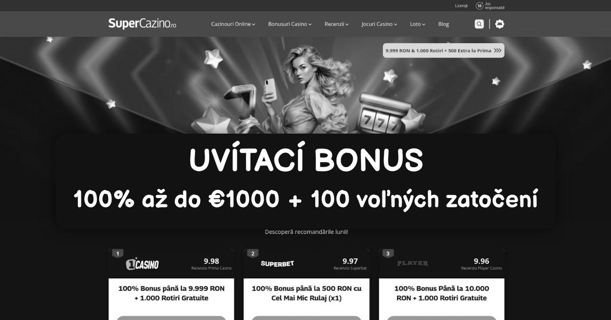 SuperCasino welcome bonus