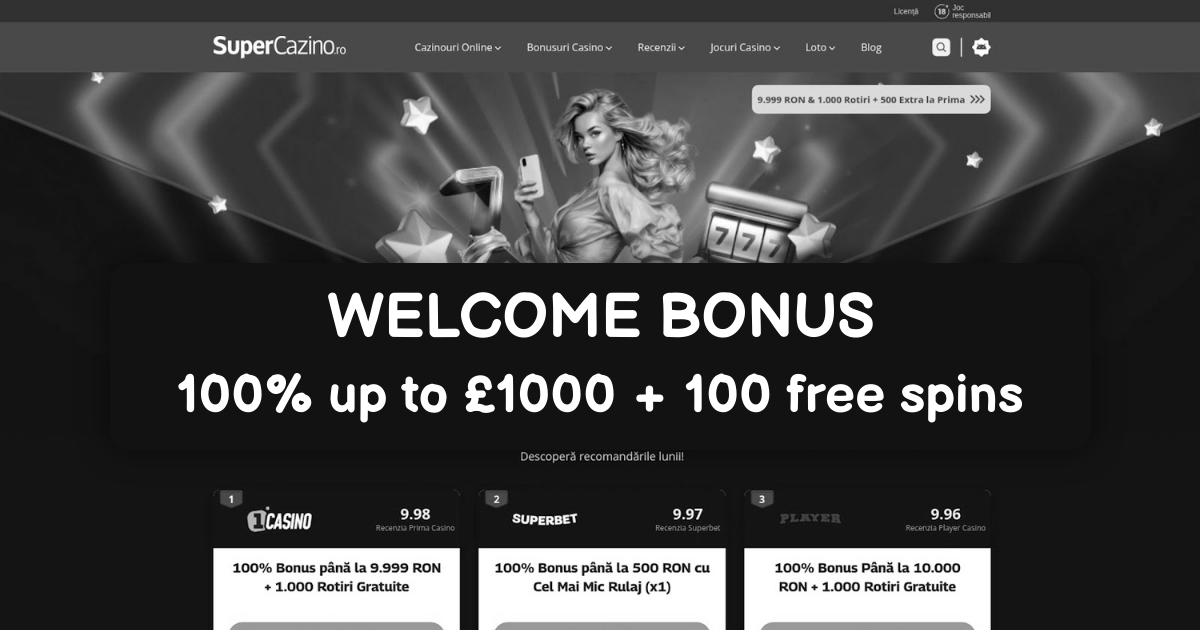 SuperCasino welcome bonus