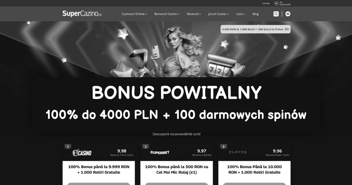 SuperCasino welcome bonus